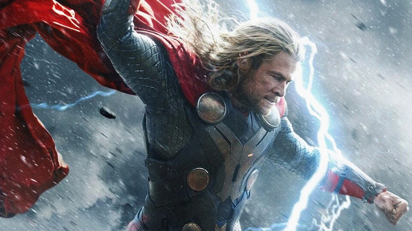 Thor 2 The Dark World Movie wallpaper 1366x768