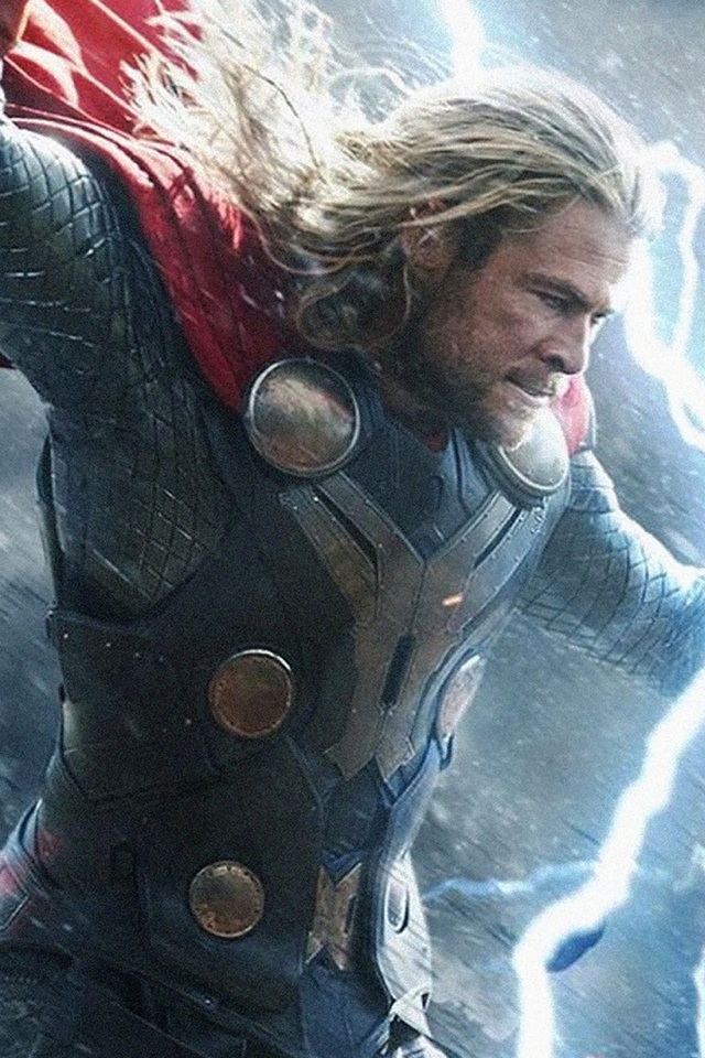 Fondo de pantalla Thor 2 The Dark World Movie 640x960