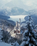 Sfondi Neuschwanstein Castle in Bavaria Germany 128x160