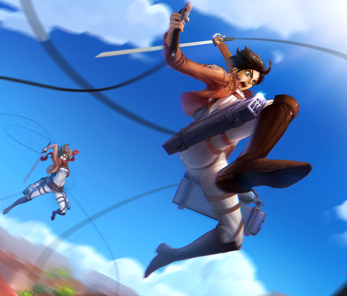 Shingeki No Kyojin, Attack on Titan wallpaper 1200x1024