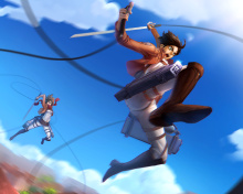 Das Shingeki No Kyojin, Attack on Titan Wallpaper 220x176