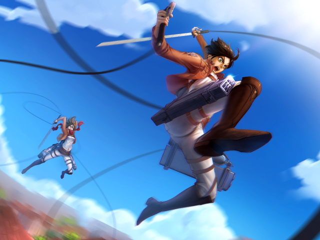 Screenshot №1 pro téma Shingeki No Kyojin, Attack on Titan 640x480