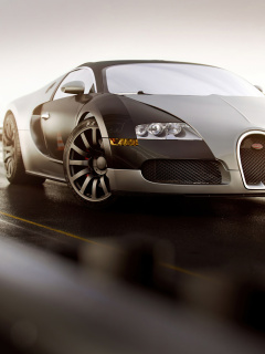 Обои Bugatti Veyron HD 240x320