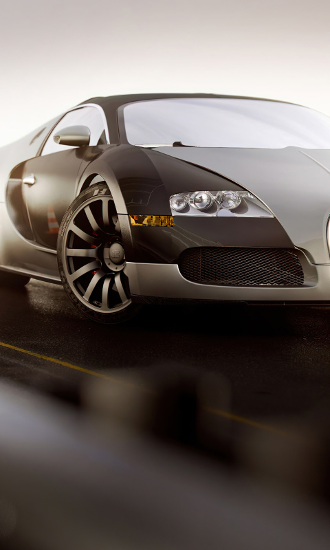 Das Bugatti Veyron HD Wallpaper 480x800