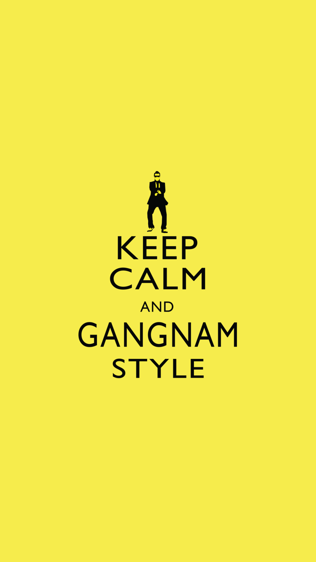 Das Keep Calm And Gangnam Style Wallpaper 1080x1920