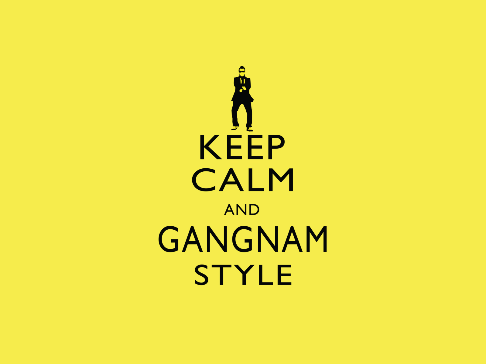 Das Keep Calm And Gangnam Style Wallpaper 1600x1200