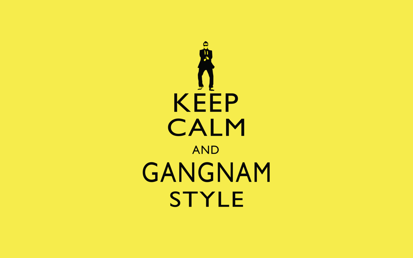 Das Keep Calm And Gangnam Style Wallpaper 1680x1050