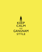 Keep Calm And Gangnam Style wallpaper 176x220