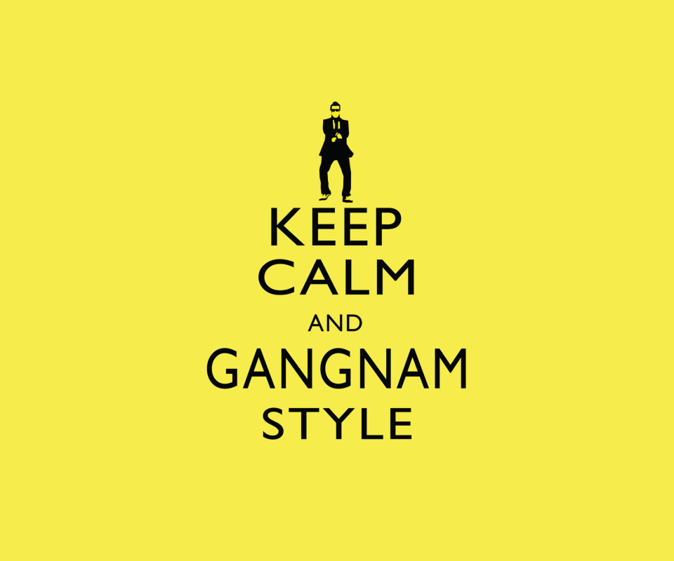 Screenshot №1 pro téma Keep Calm And Gangnam Style 960x800