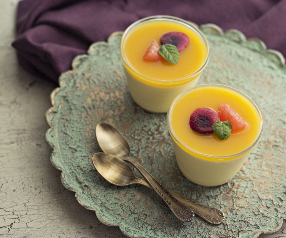 Tropical Mousse Dessert wallpaper 960x800