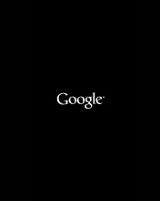 Das Black Google Logo Wallpaper 176x220