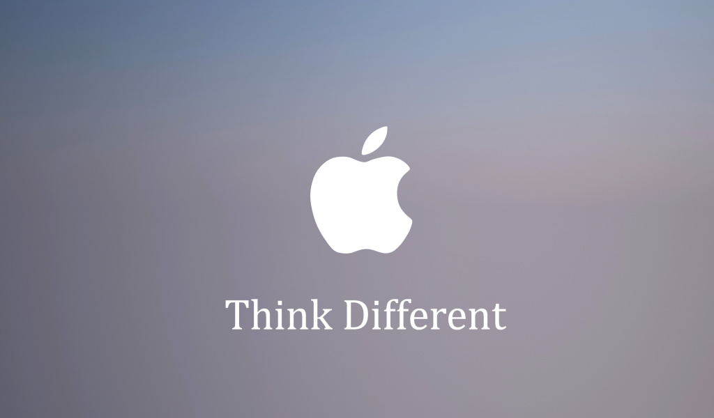 Fondo de pantalla Apple, Think Different 1024x600