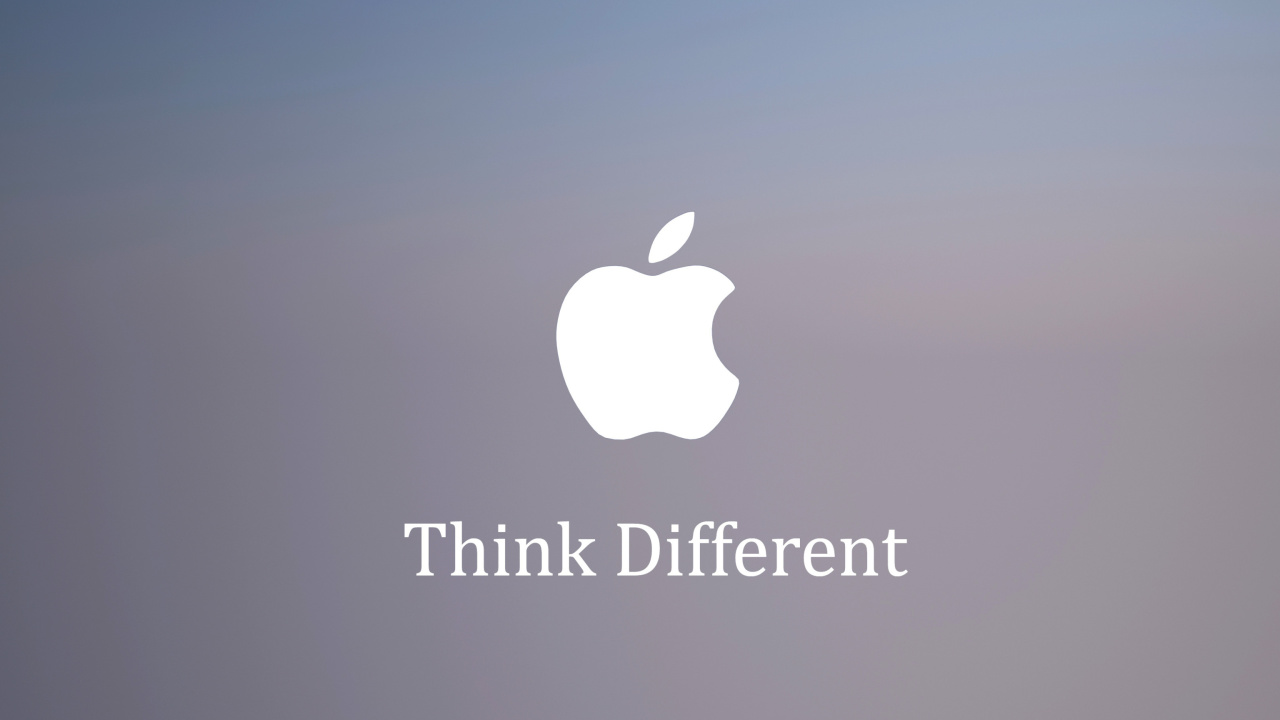 Обои Apple, Think Different 1280x720