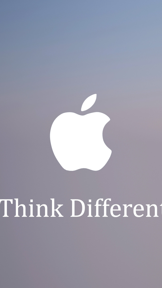 Fondo de pantalla Apple, Think Different 640x1136