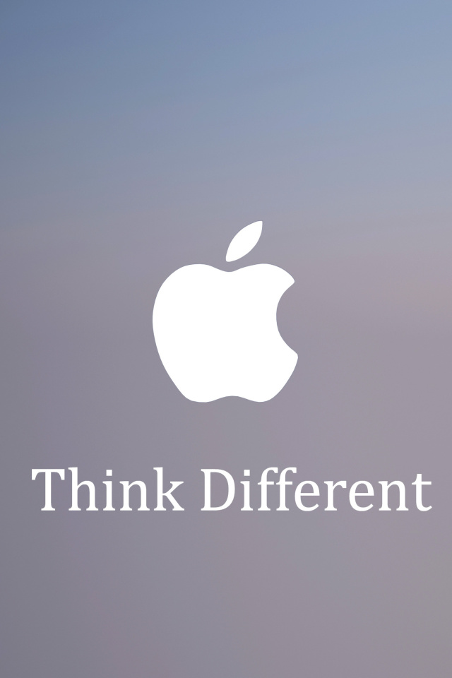 Sfondi Apple, Think Different 640x960