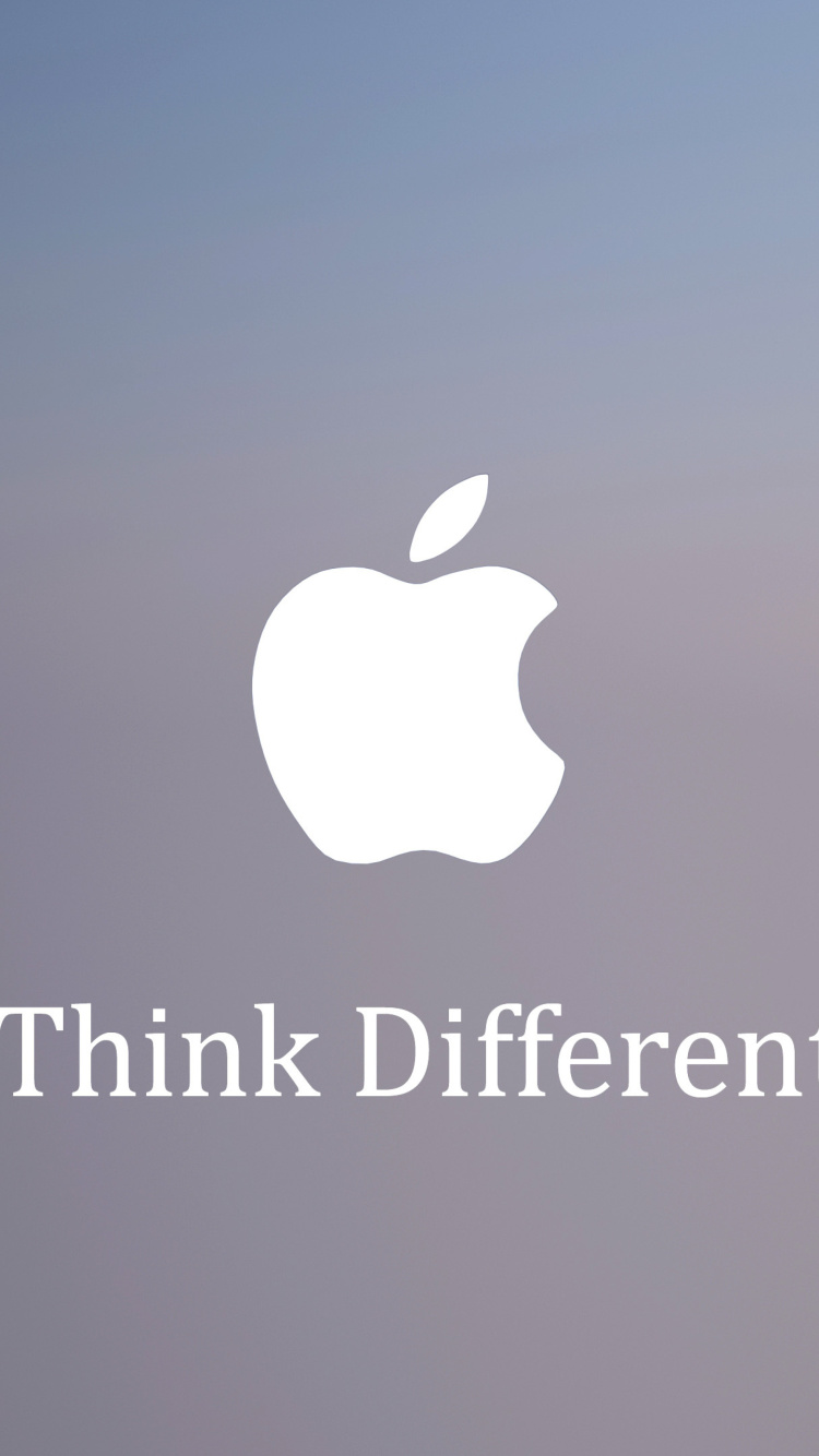 Fondo de pantalla Apple, Think Different 750x1334