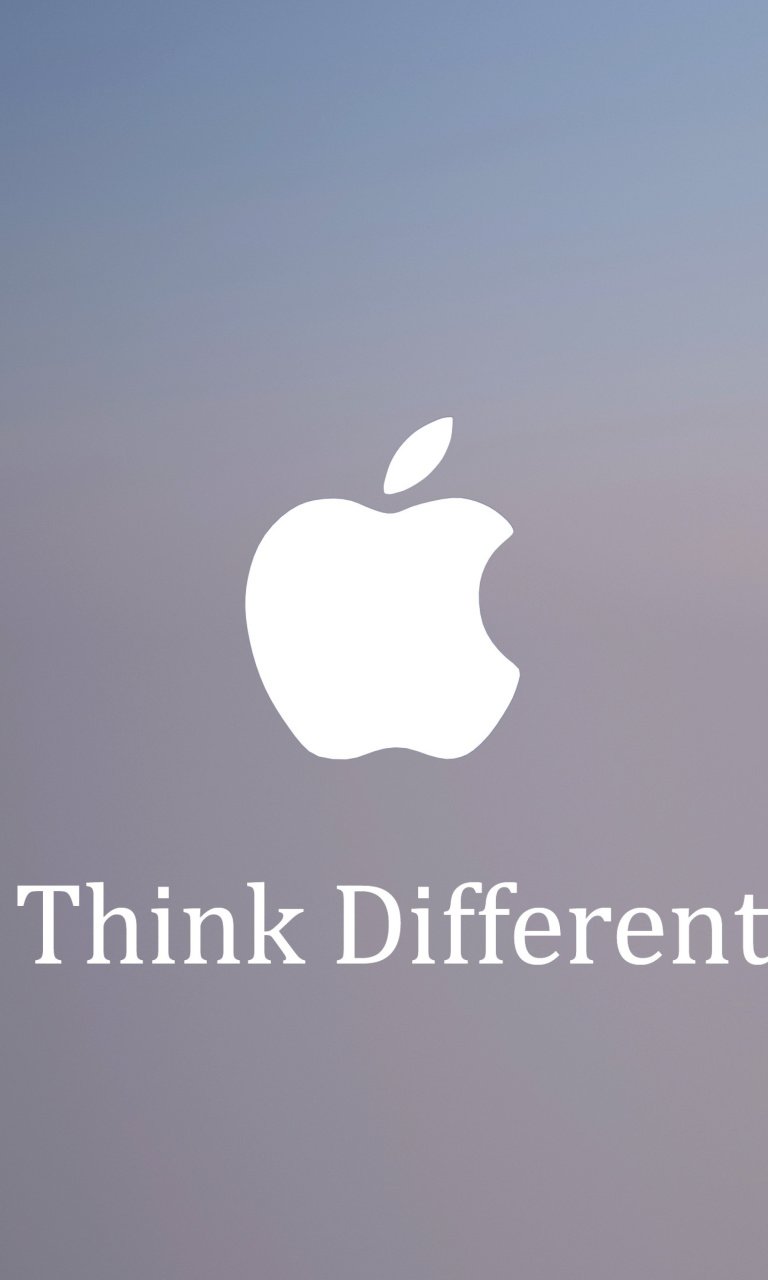 Fondo de pantalla Apple, Think Different 768x1280