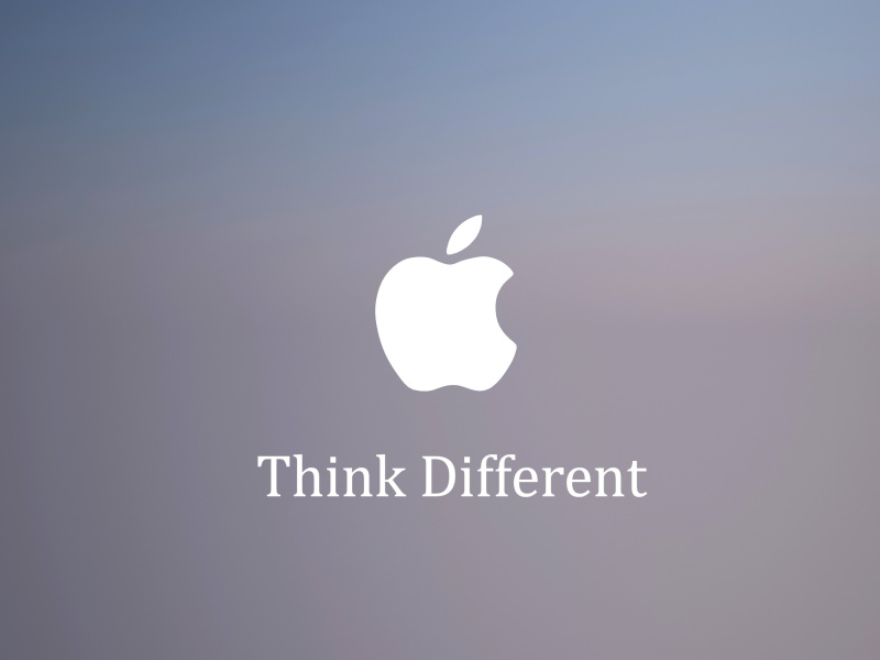 Sfondi Apple, Think Different 800x600
