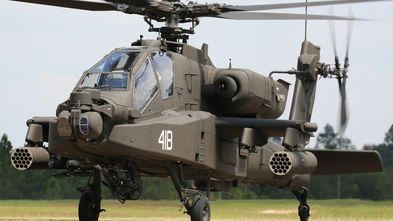 Обои Boeing AH 64 Apache 1280x720