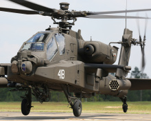 Обои Boeing AH 64 Apache 220x176