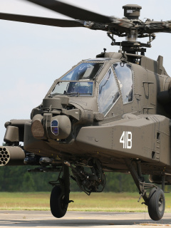 Das Boeing AH 64 Apache Wallpaper 240x320