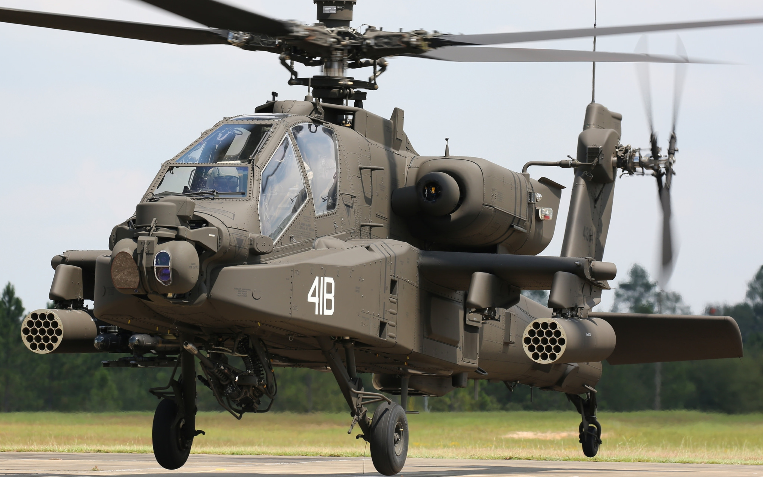 Screenshot №1 pro téma Boeing AH 64 Apache 2560x1600