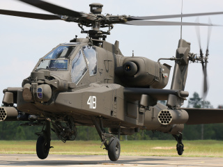 Das Boeing AH 64 Apache Wallpaper 320x240