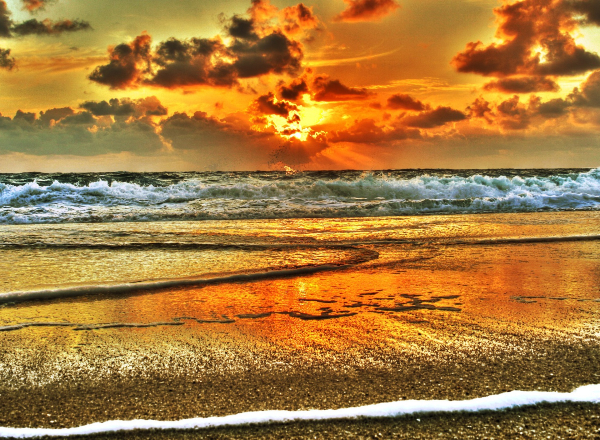 Beach Hdr wallpaper 1920x1408