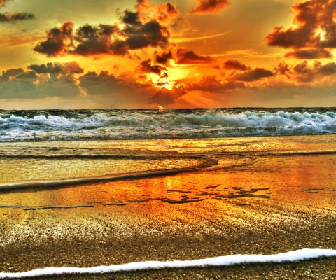 Das Beach Hdr Wallpaper 480x400