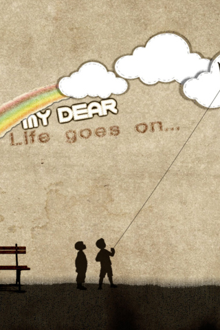 Life Goes On wallpaper 320x480
