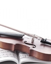 Sfondi Violin and sheet music 176x220