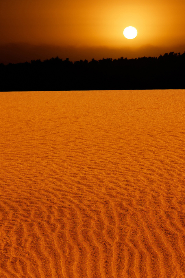 Fondo de pantalla Sand Dunes 640x960