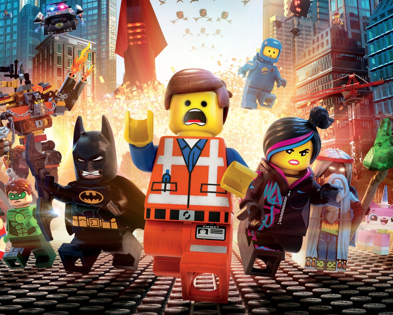 Fondo de pantalla The Lego Movie 2014 1280x1024