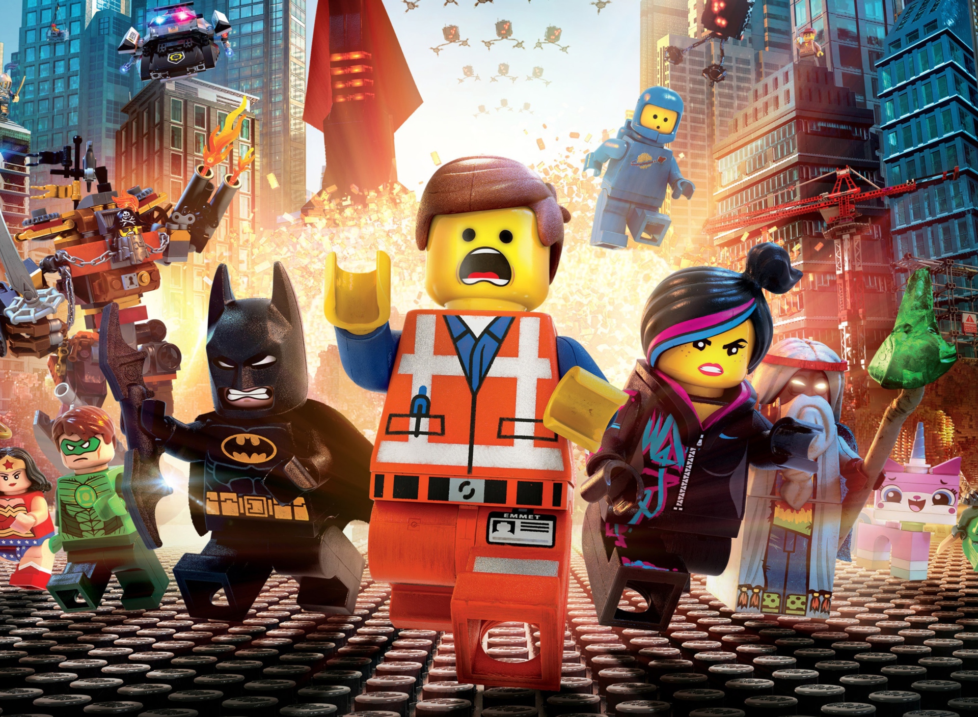 Fondo de pantalla The Lego Movie 2014 1920x1408