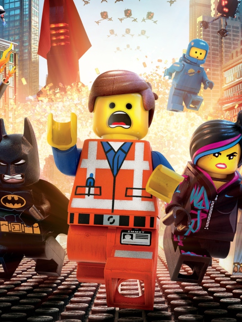 Обои The Lego Movie 2014 480x640