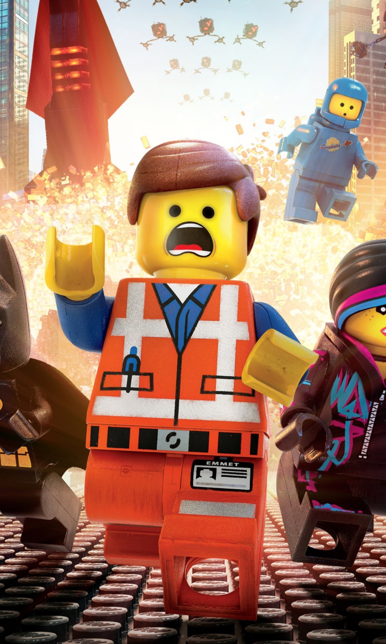 Fondo de pantalla The Lego Movie 2014 768x1280