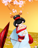 Das Geisha Wallpaper 128x160