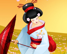 Das Geisha Wallpaper 220x176