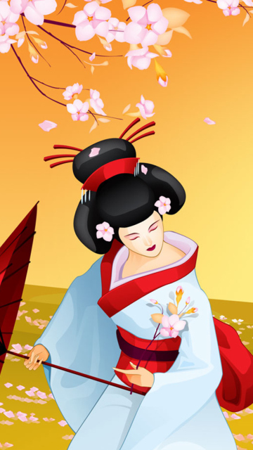Das Geisha Wallpaper 360x640
