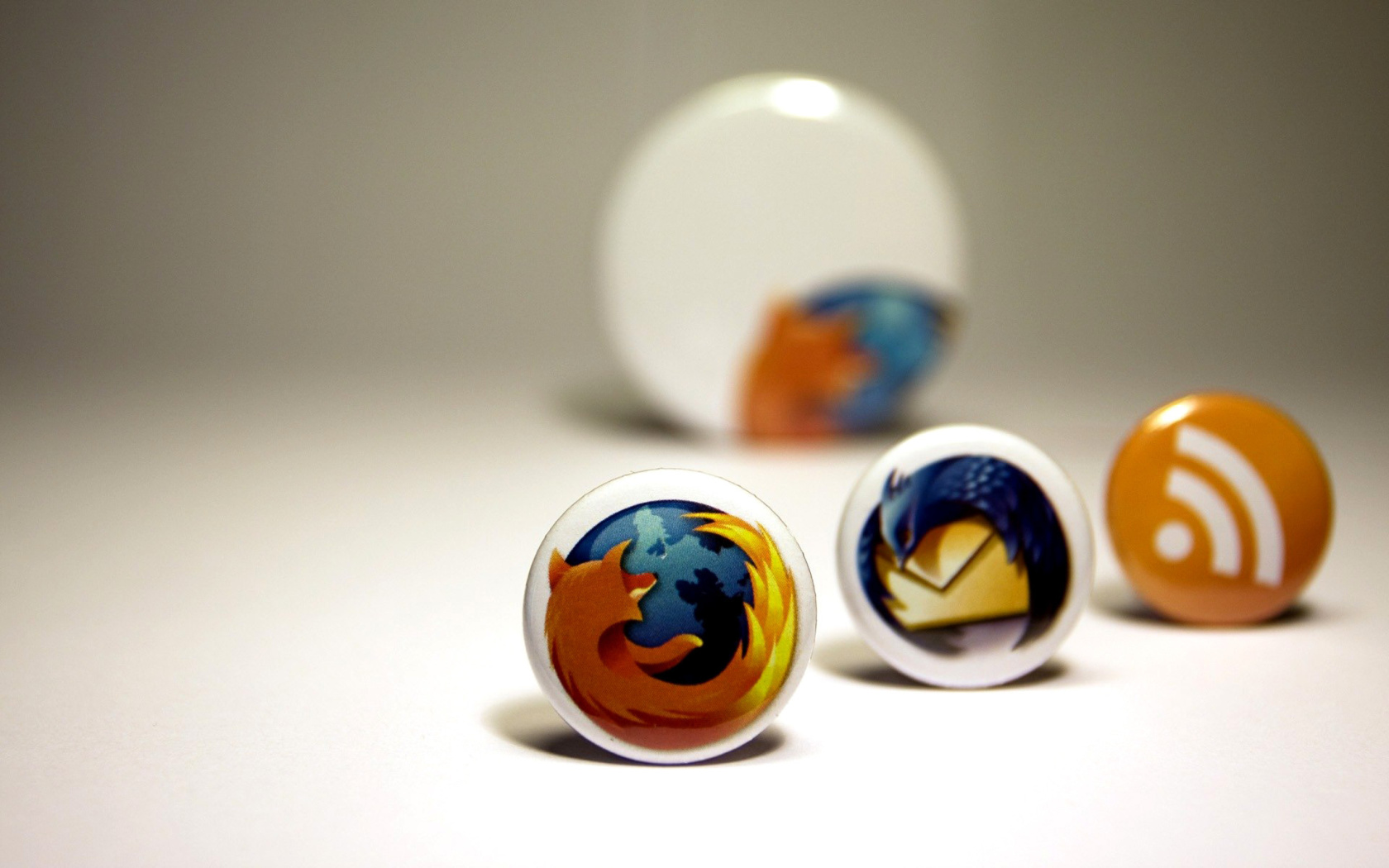 Das Firefox Browser Icons Wallpaper 1680x1050