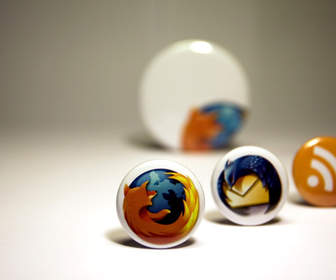 Firefox Browser Icons wallpaper 480x400