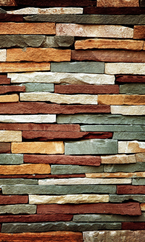 Das Stone Wall Wallpaper 480x800