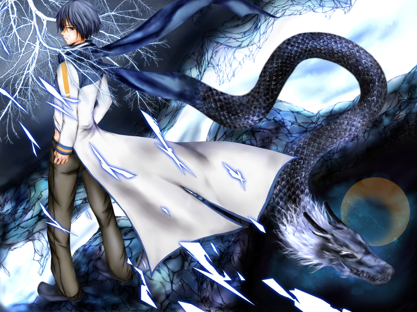 Sfondi Vocaloid, Kaito 1400x1050