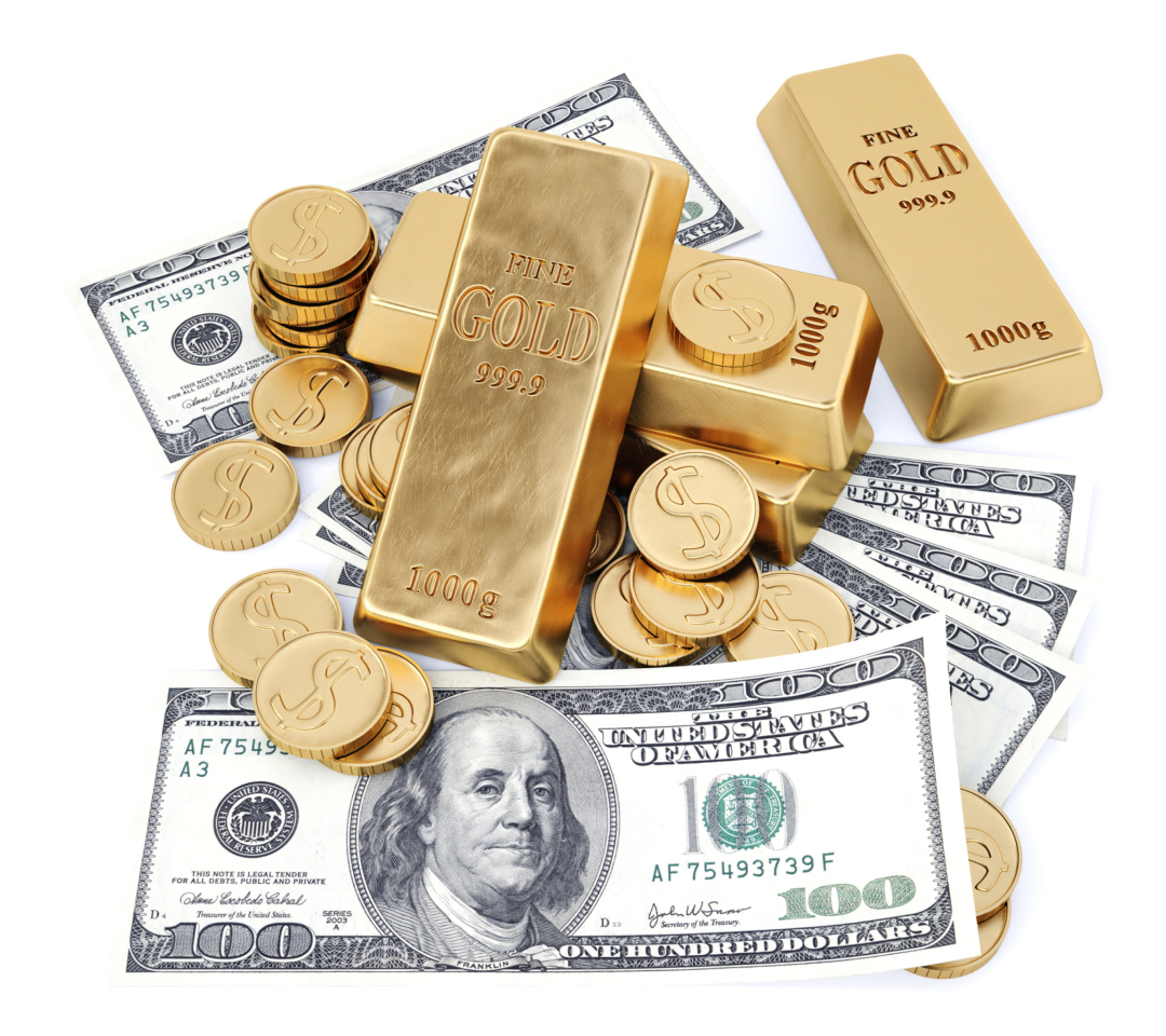 Das Money And Gold Wallpaper 1080x960