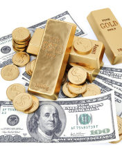 Money And Gold wallpaper 176x220