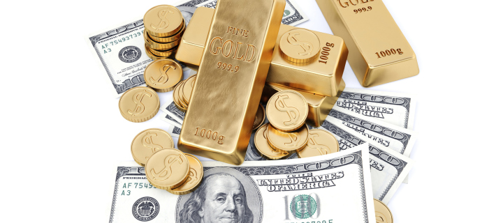 Money And Gold wallpaper 720x320