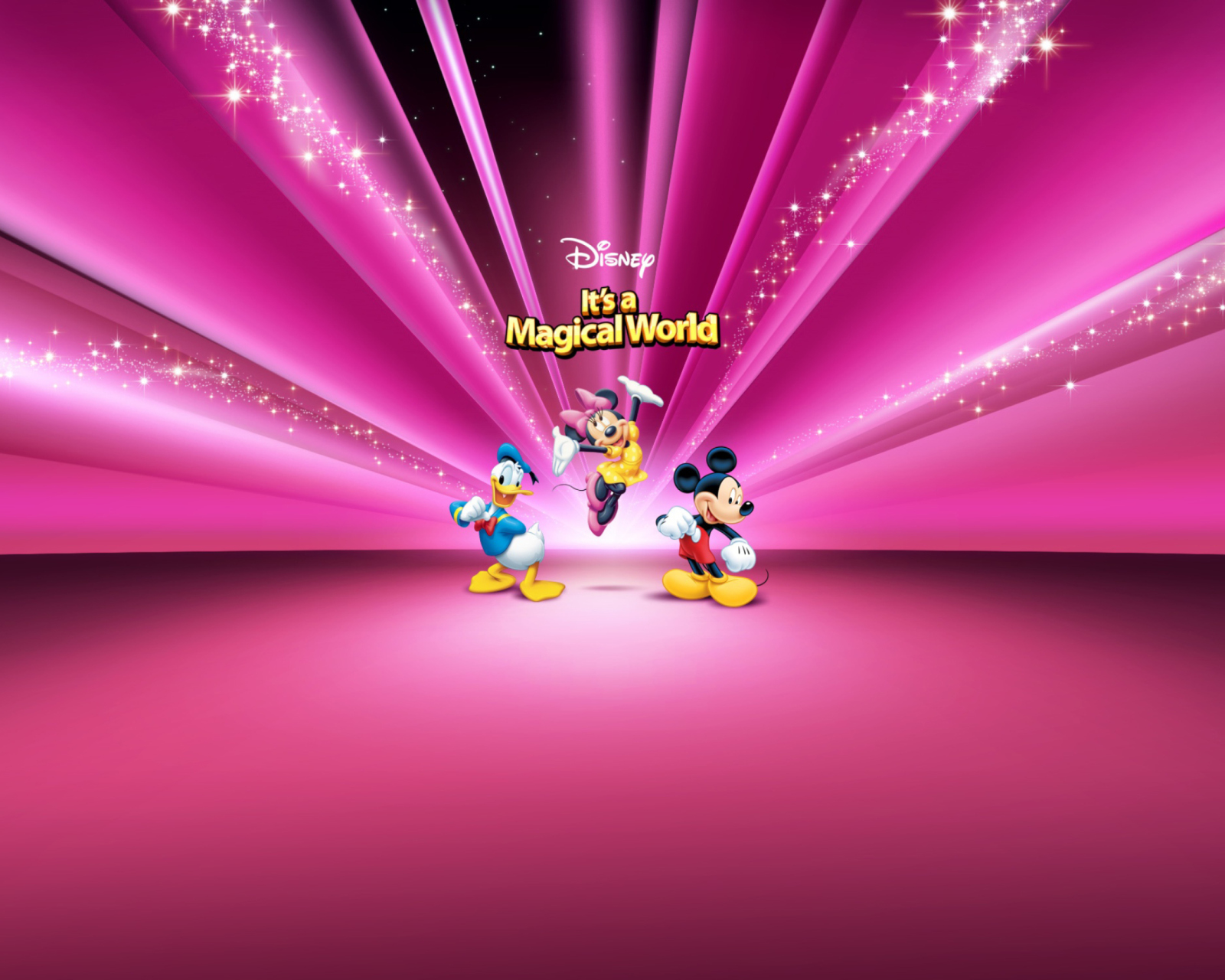 Sfondi Disney Characters Pink Wallpaper 1600x1280