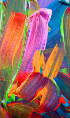 Das Acrylic Colors Wallpaper 240x400