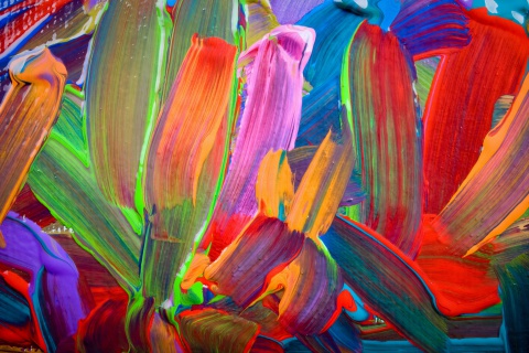 Das Acrylic Colors Wallpaper 480x320