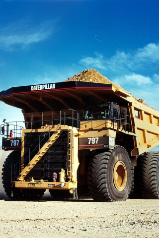 Fondo de pantalla Caterpillar - Dump Truck 320x480